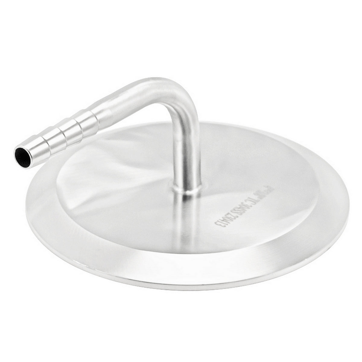 Stainless Steel Tri-Clover 90° Elbow - 4" TC X 3/8" OD Barb