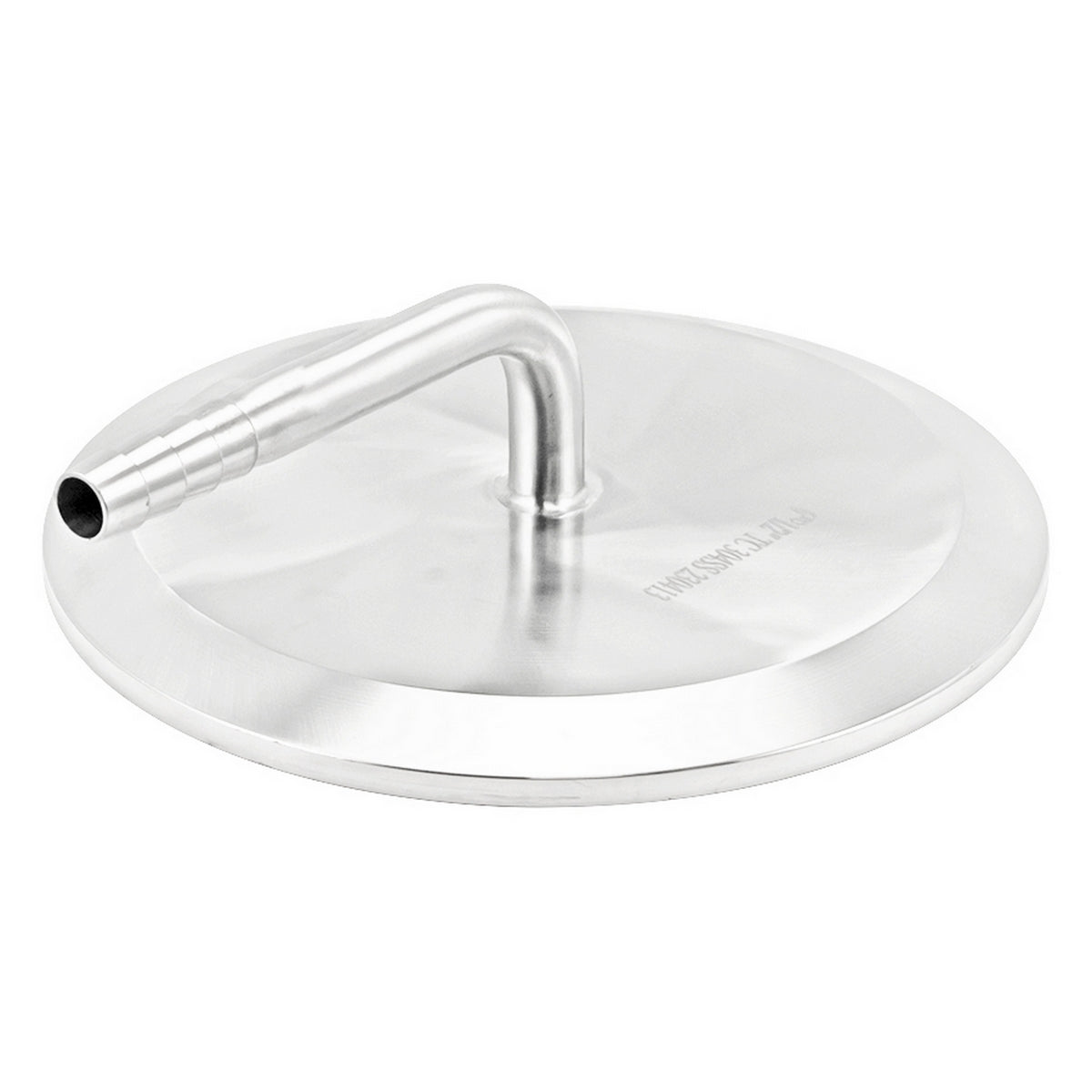 Stainless Steel 90 Degree Elbow 1/2" Hose Barb to 6" TC Cap