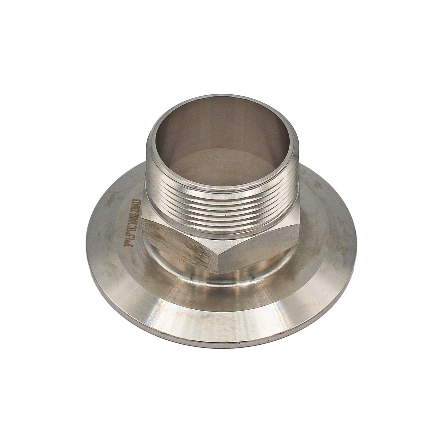 3" Tri Clamp X 1 1/2" Male NPT Adapter - Tri Clover Sanitary Stainless Steel Fitting