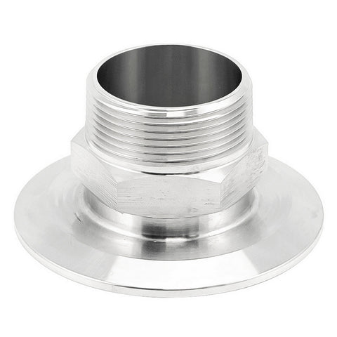 Stainless Steel Tri-Clover Fitting - 3" TC X 1 1/2" Male NPT
