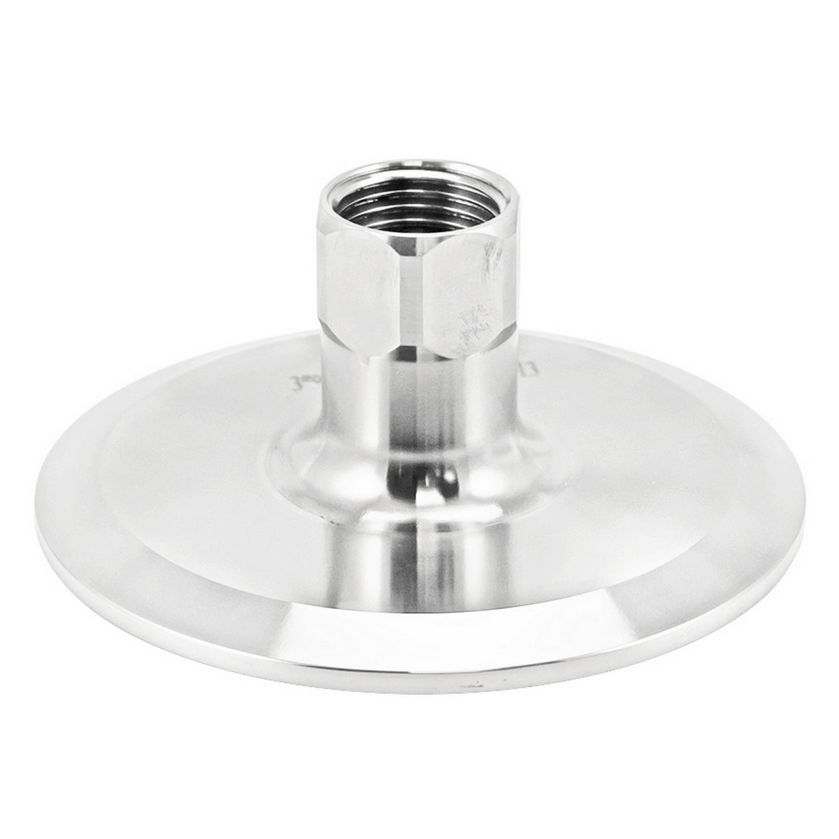 3" Tri Clamp X 1/2" Female NPT Adapter - Tri Clover Sanitary Stainless Steel Fitting