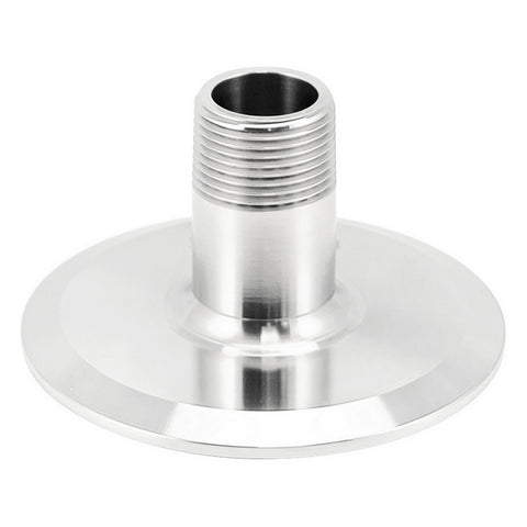 Stainless Steel Tri-Clover Fitting - 3" TC X 3/4" Male NPT