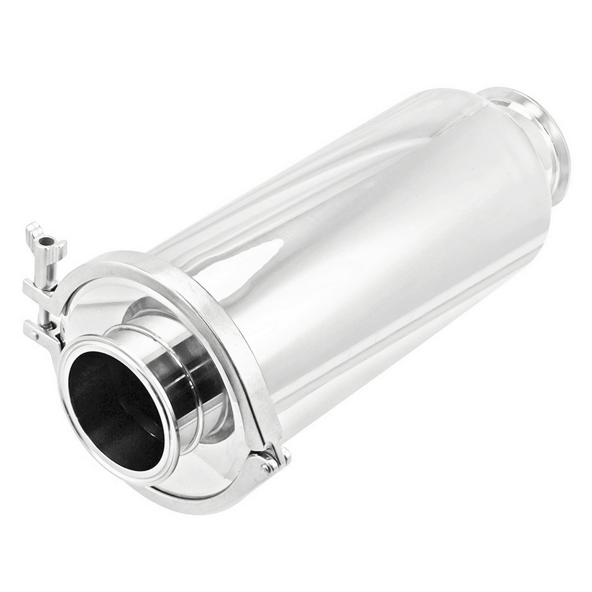 Stainless Steel Tri-Clover Inline Sanitary Filter - 3" TC