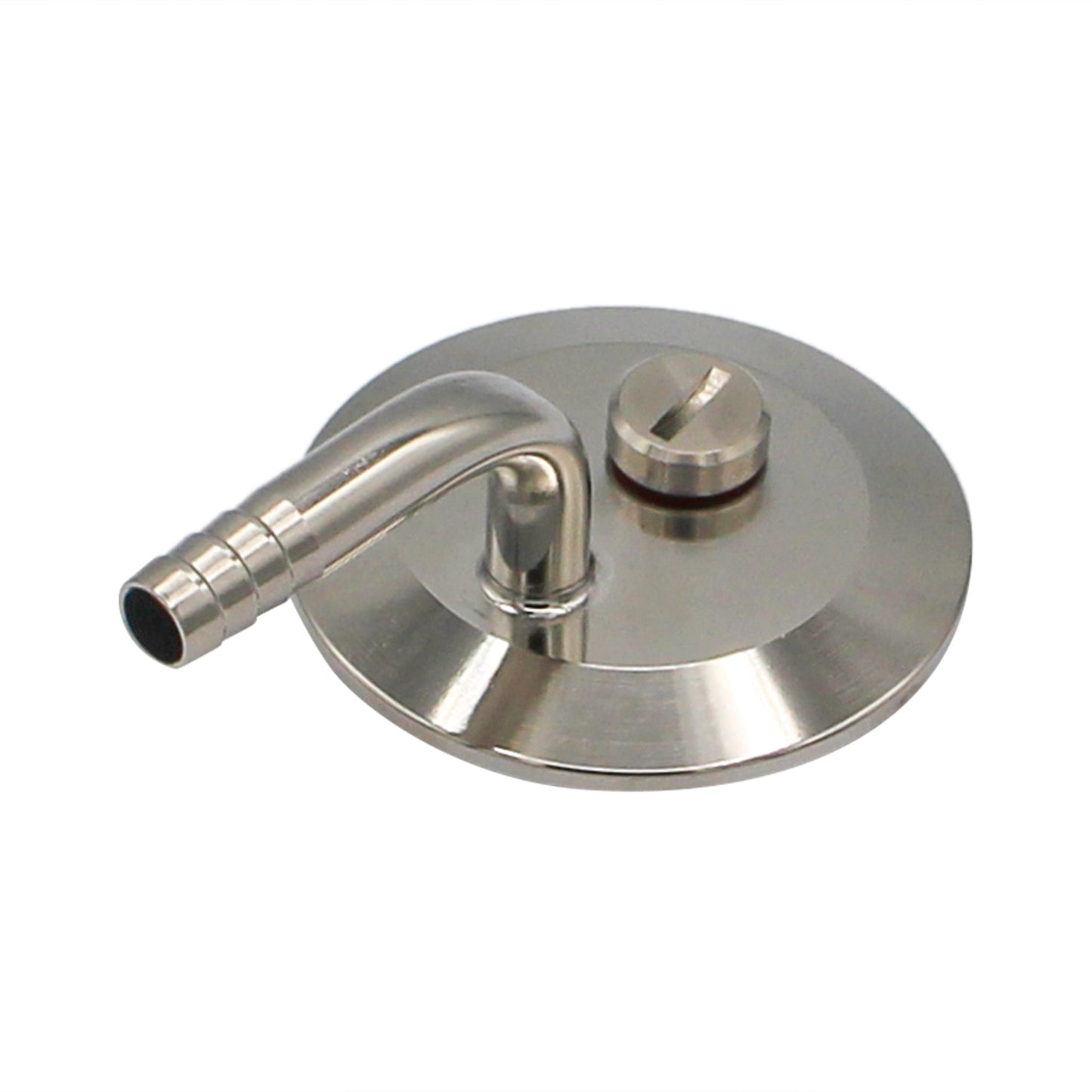 2" Tri Clamp Pressurized Transfer End Cap Fitting - Tri Clover Sanitary Stainless Steel Fitting