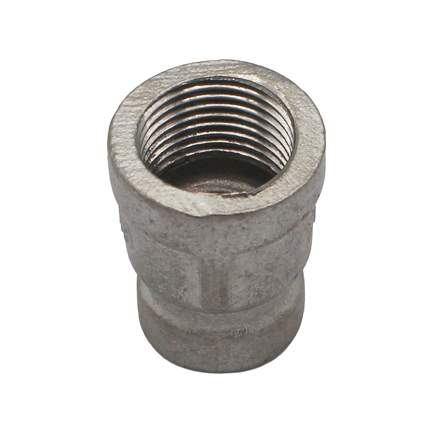 3/8" Female BSP X 1/4" Female BSP Reducing Coupler - 304 Stainless Steel Pipe Fitting