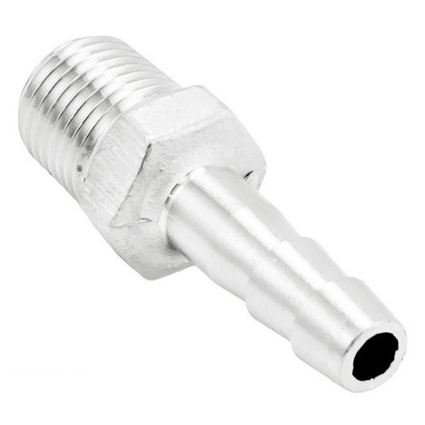 Stainless Steel British Standard Pipe Fitting - 1/4" Male BSP X 5/16" OD Barb