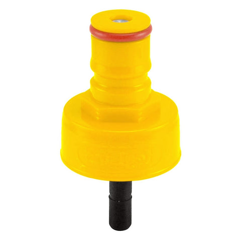 Kegland FermZilla Duotight Yellow Plastic Carbonation Ball Lock Cap - 1/4" (6.35mm)