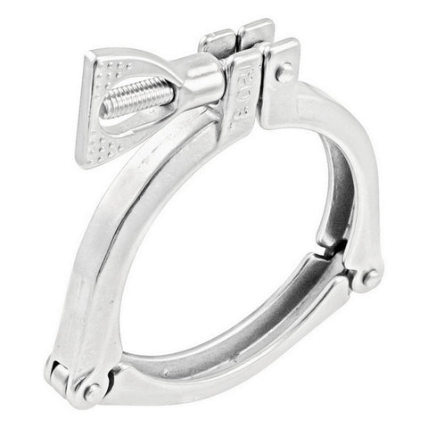 Kegland Stainless Steel Tri-Clover Three Segment Clamp - 4" TC