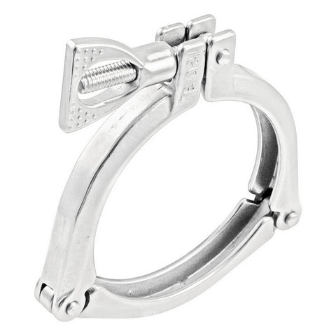 Stainless Steel Tri-Clover Three Segment Clamp - 4" TC