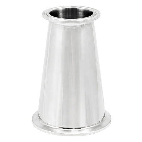 Stainless Steel Tri-Clover Concentric Reducer - 3" TC X 2" TC