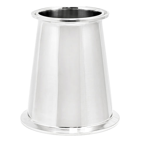 Stainless Steel Tri-Clover Concentric Reducer - 4" TC X 3" TC