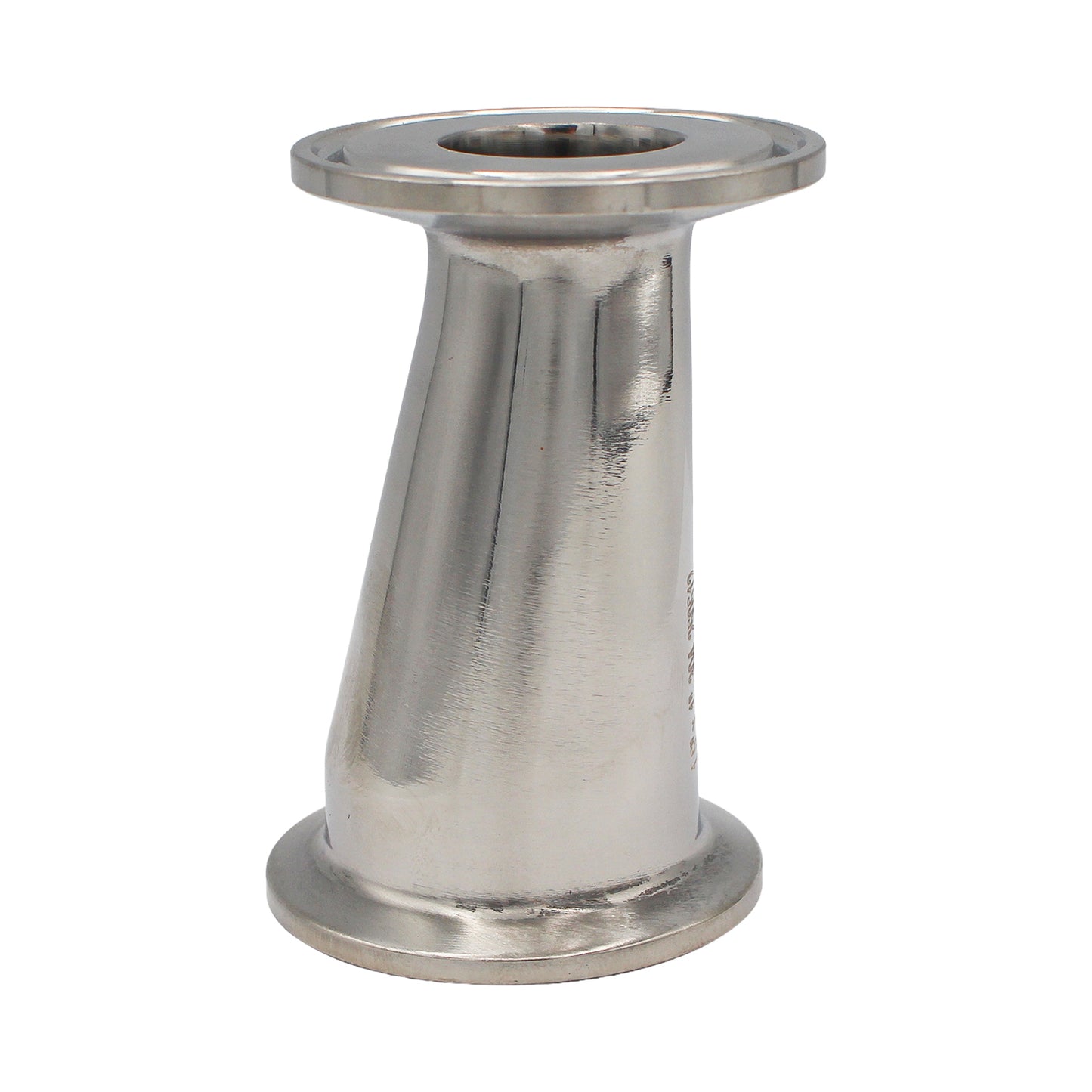 1.5" X 1" Tri Clamp Eccentric Reducer - Tri Clover Sanitary Stainless Steel Fitting