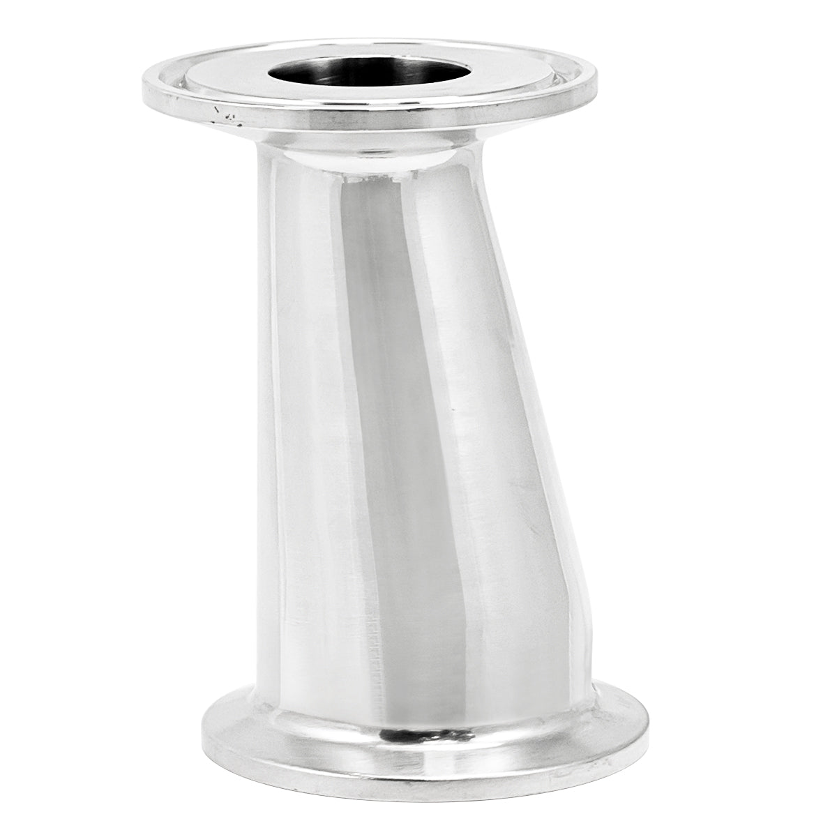 1.5" X 1" Tri Clamp Eccentric Reducer - Tri Clover Sanitary Stainless Steel Fitting