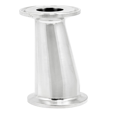 Stainless Steel Tri-Clover Eccentric Reducer - 1.5" TC X 1" TC