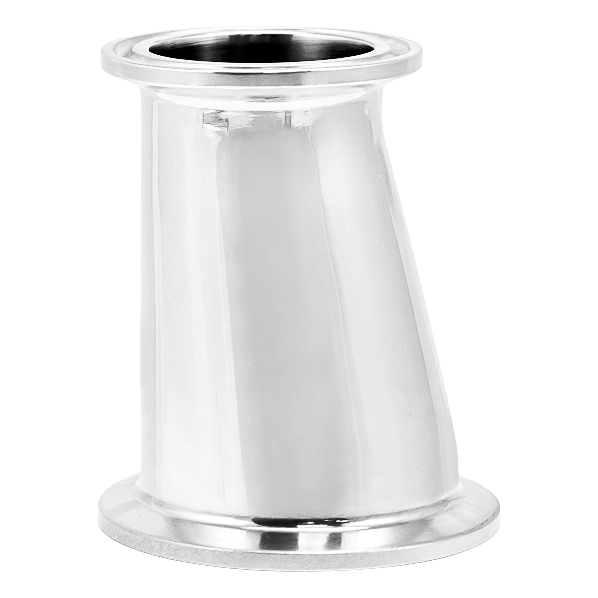 2" X 1.5" Tri Clamp Eccentric Reducer - Tri Clover Sanitary Stainless Steel Fitting