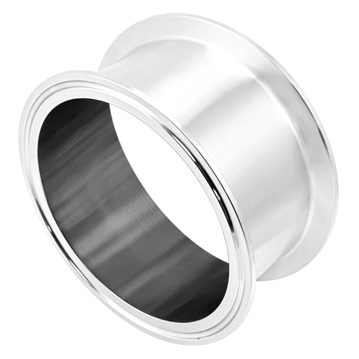 4" Tri Clamp Extension Tube (2") - Tri Clover Sanitary Stainless Steel