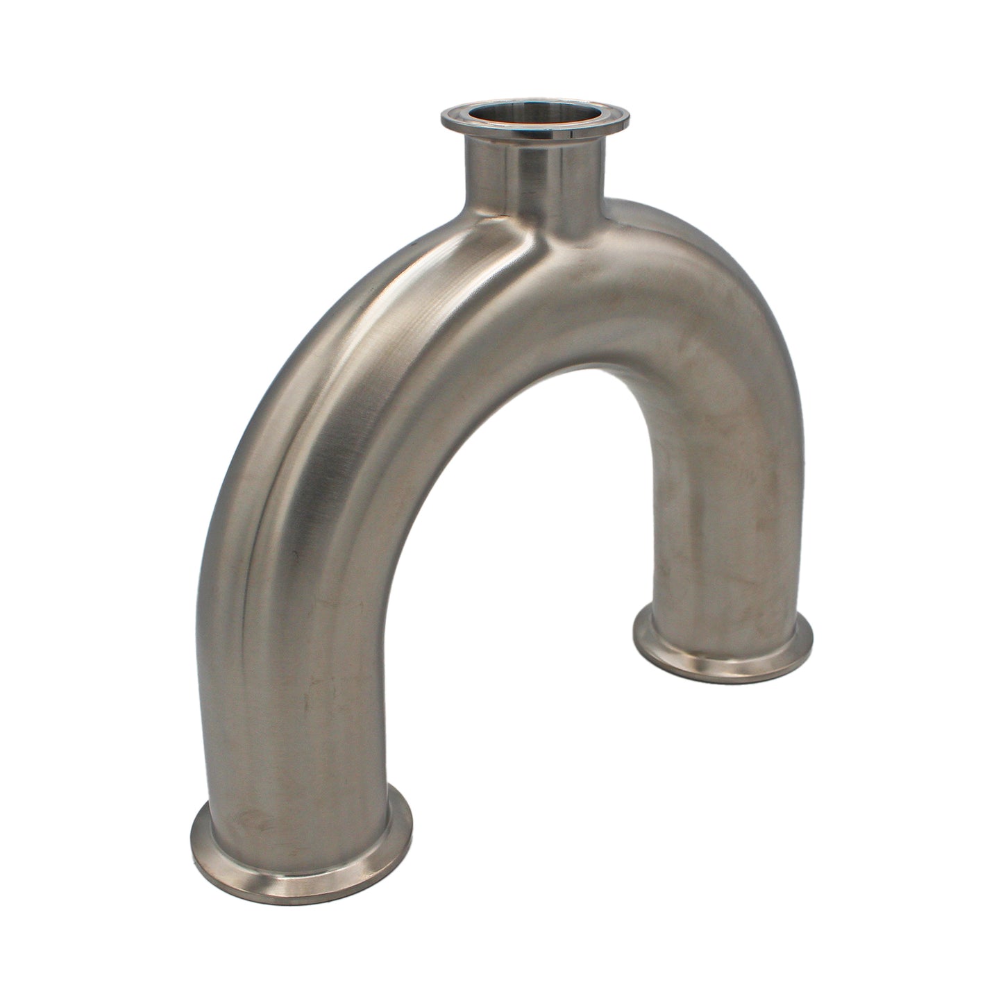 2" Tri Clamp X 1.5" Tri Clamp 180° Drop Elbow (U Bend) -Tri Clover Sanitary Stainless Steel