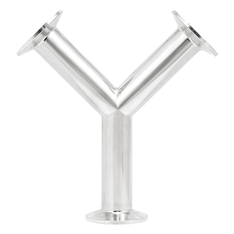 Stainless Steel Tri-Clover Wye - 1" TC