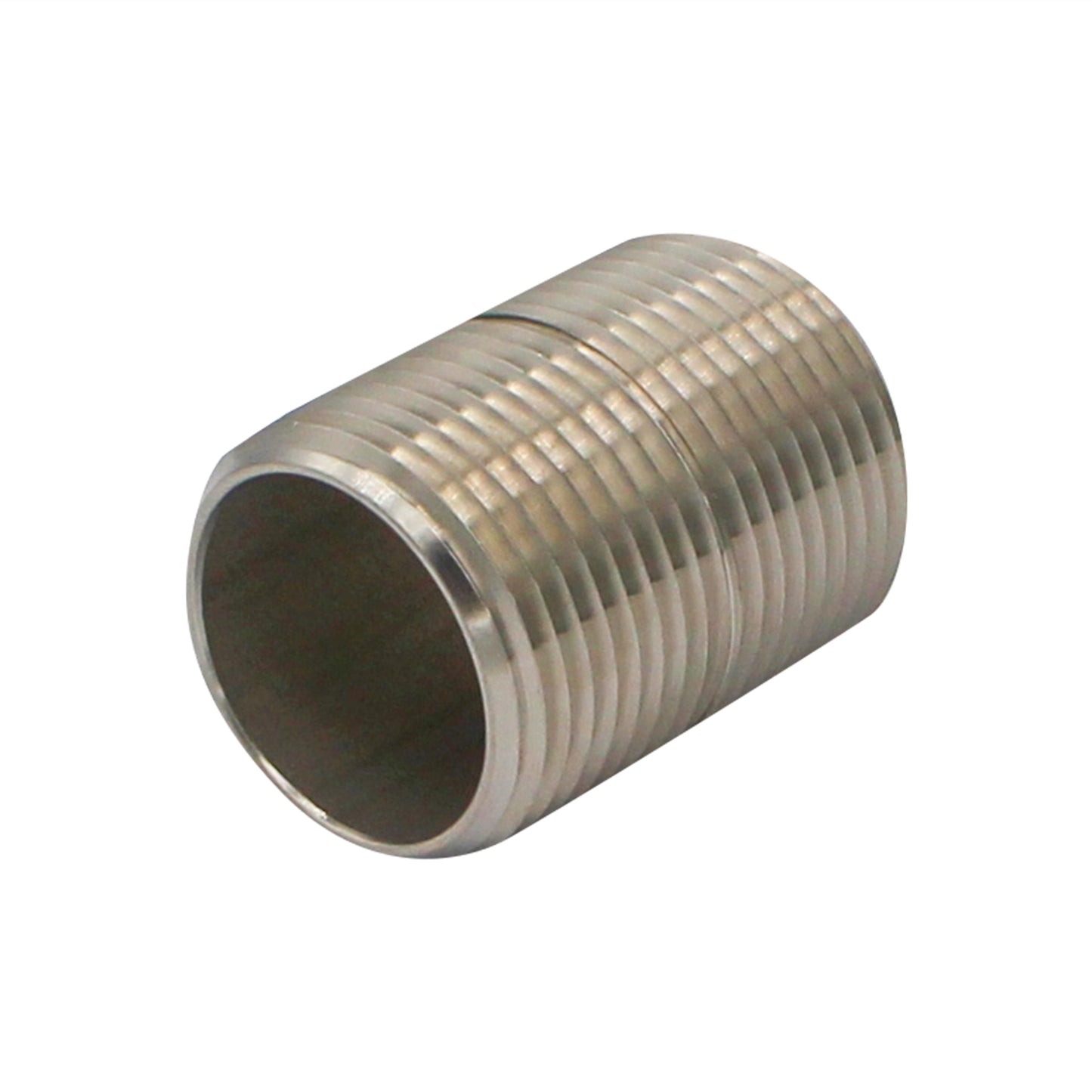 SS Brewtech 3/4" Male NPT Close Nipple - 304 Stainless Steel Pipe Fitting