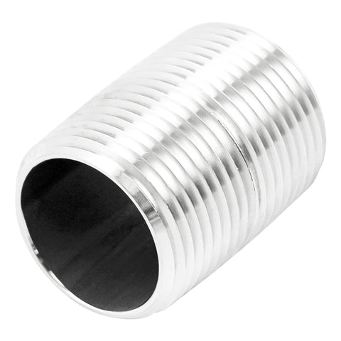 Ss Brewtech Stainless Steel Close Nipple - 3/4" Male NPT