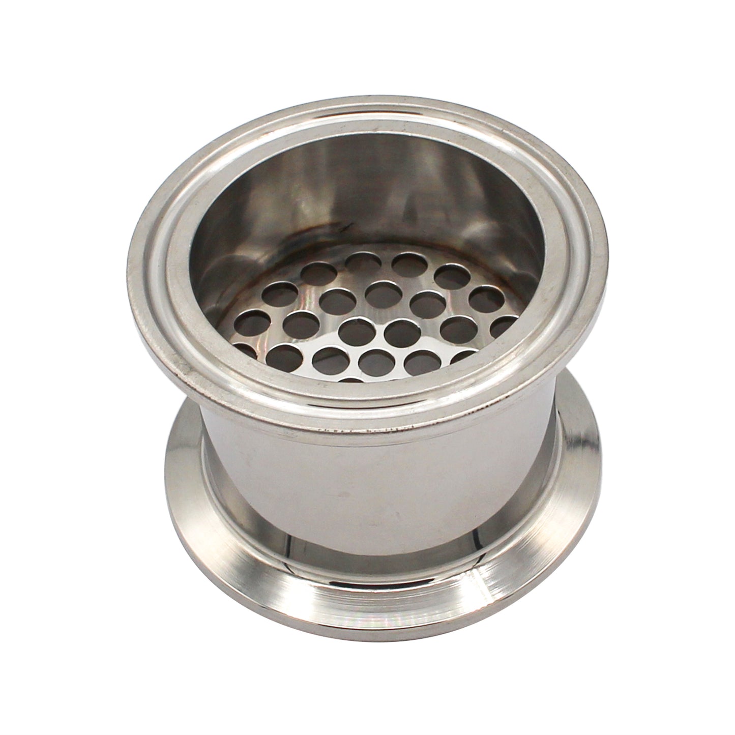 Stainless Steel Tri-Clover Filter Support Plate - 2 TC (1 3/4")