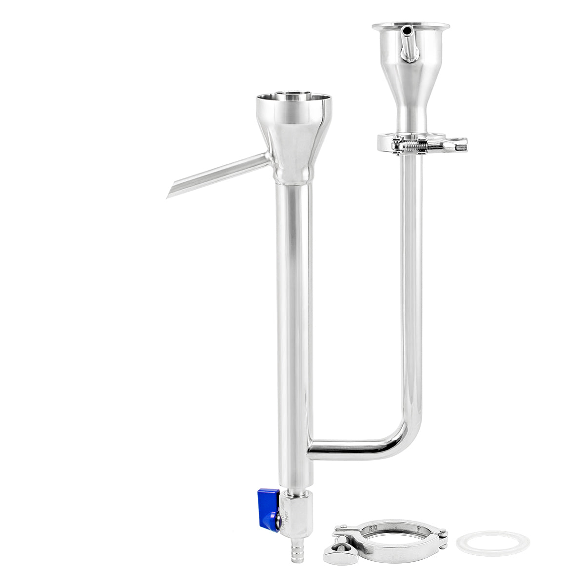 Stainless Steel In-Line Proofing Parrot for Flute Reflux Still - 2" TC