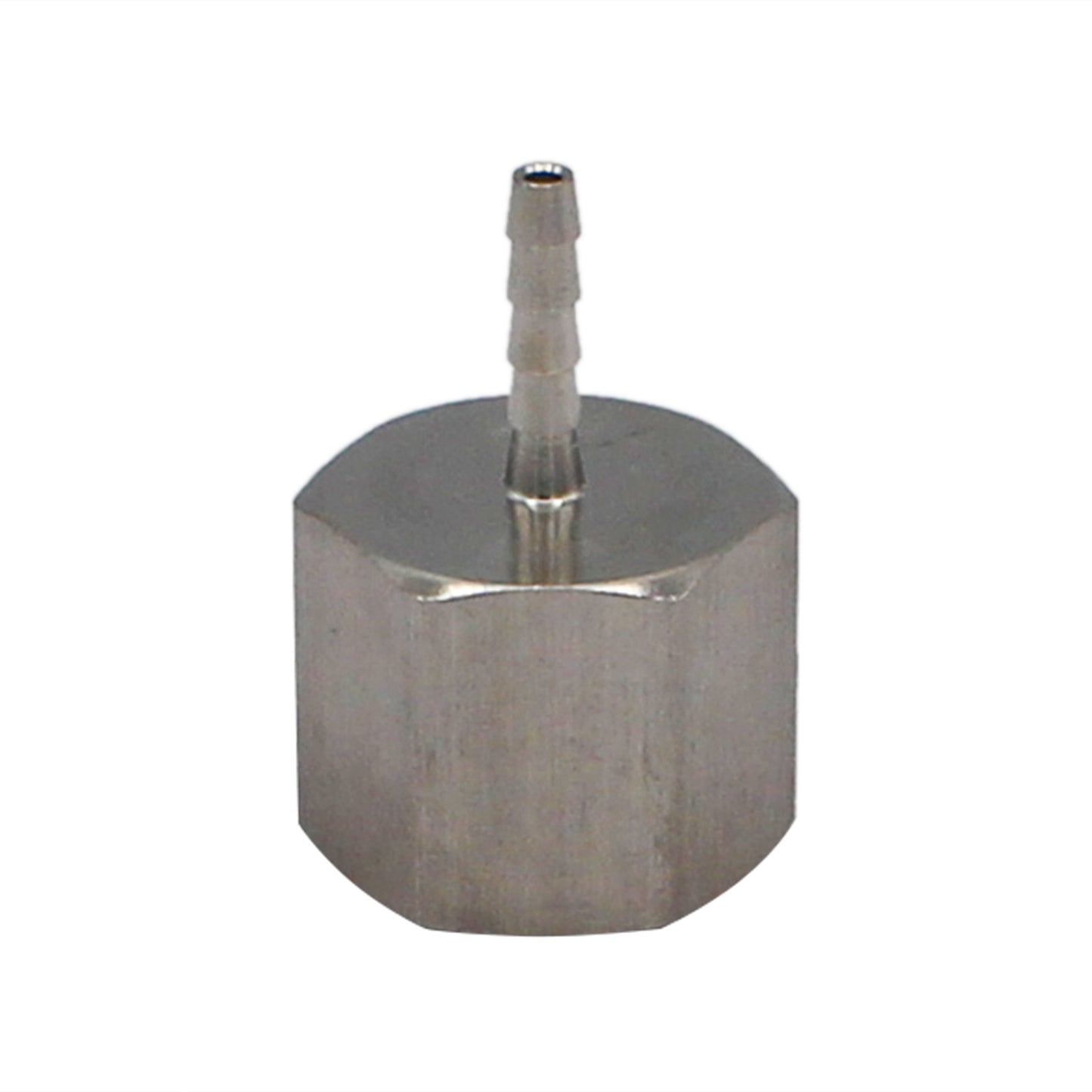 Stainless Steel Fitting - 1/2" Female NPT X 1/8" OD Barb