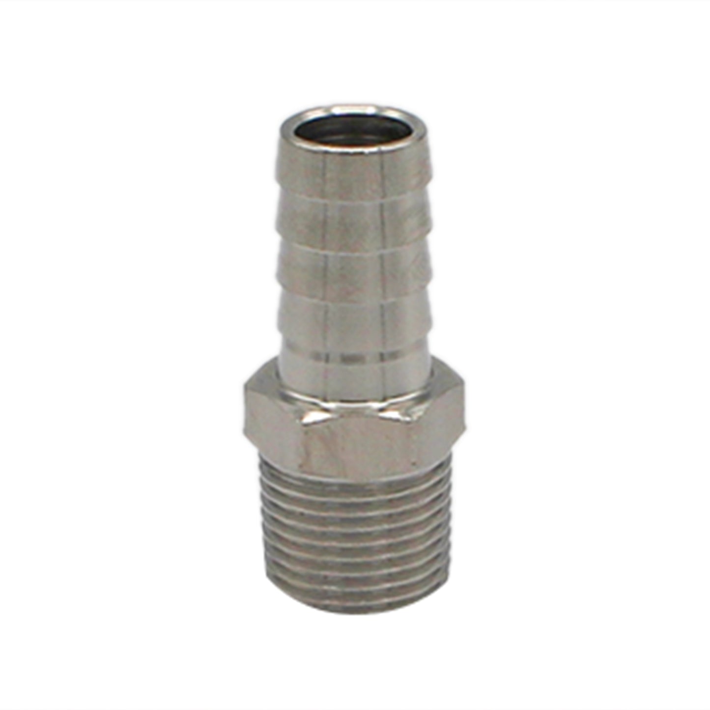 Stainless Steel Fitting - 3/8" Male NPT X 1/2" OD Barb - Canuck Homebrew Supply, Canada
