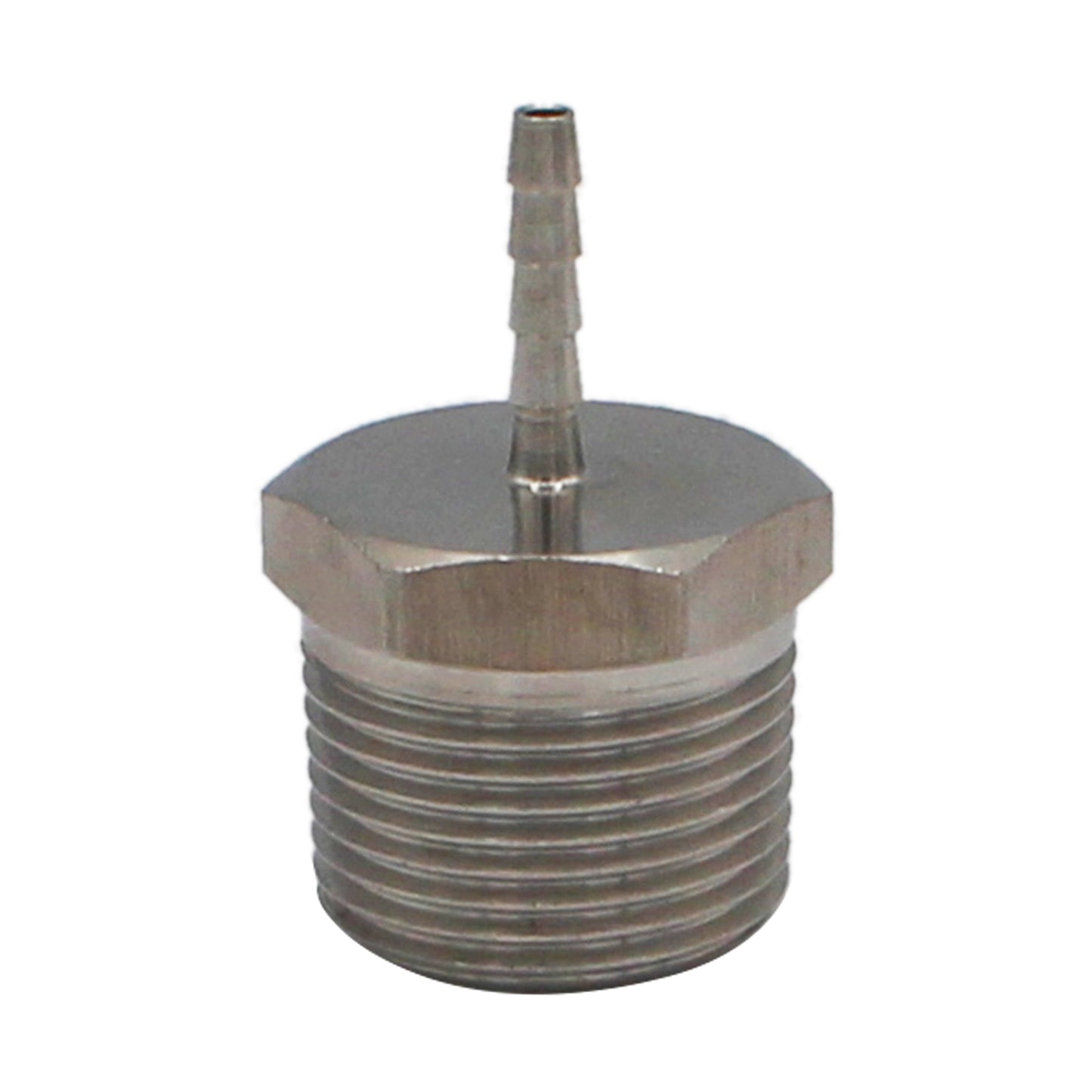 Stainless Steel Fitting - 3/4" Male NPT X 1/8" OD Barb
