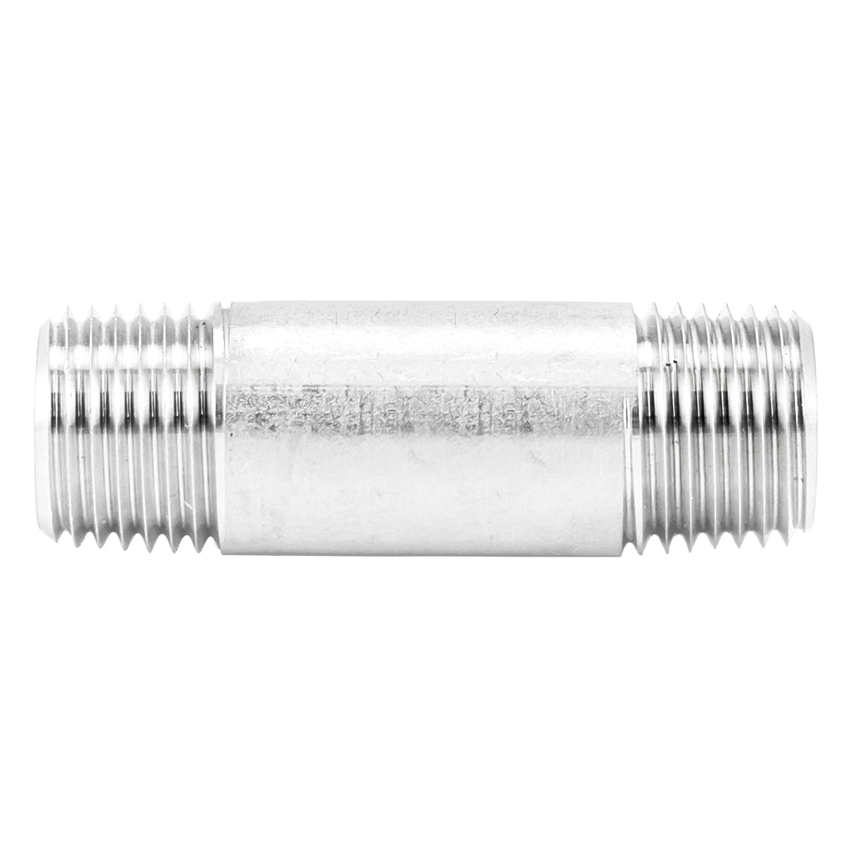 3/8" Male NPT Pre Cut Pipe Nipple (2") - 304 Stainless Steel Pipe Fitting