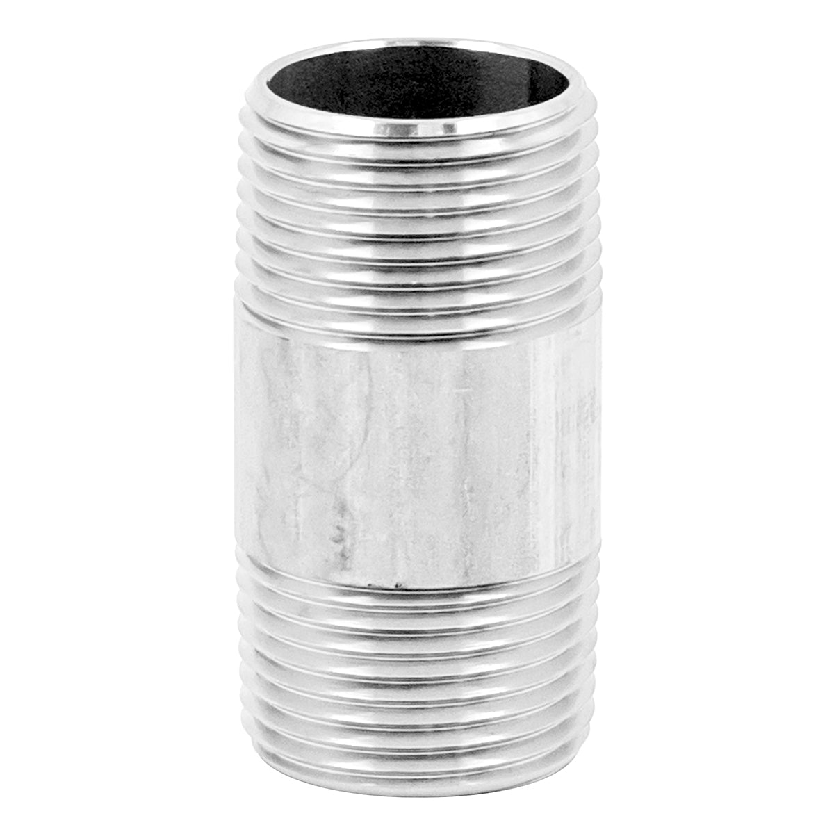Stainless Steel Nipple - 3/4" Male NPT (2") - Canuck Homebrew Supply, Canada