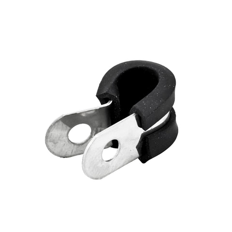 Stainless Steel EPDM Cushioned Insulated P-Clamp (8mm | Approx. 5/16")