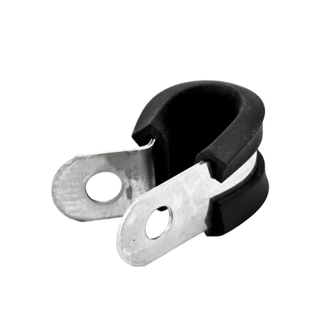 Stainless Steel EPDM Cushioned Insulated P-Clamp (10mm | Approx. 25/64")