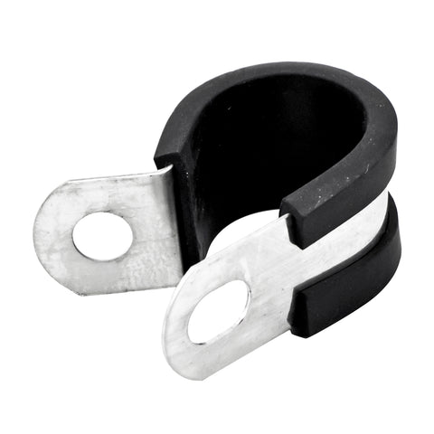 Stainless Steel EPDM Cushioned Insulated P-Clamp (20mm | Approx. 13/16")