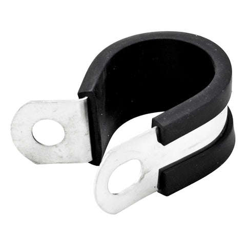 Stainless Steel EPDM Cushioned Insulated P-Clamp (24mm | Approx. 1")