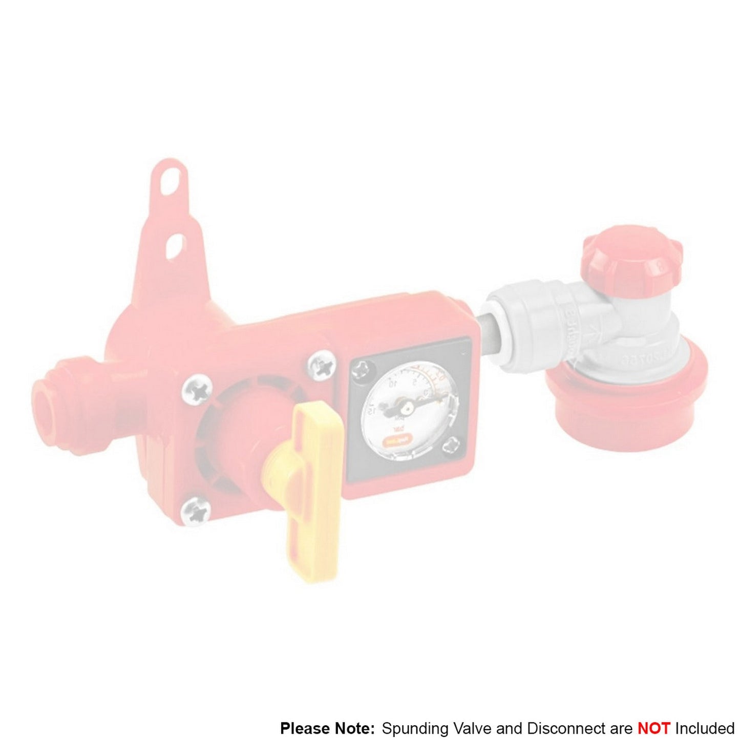 Kegland Duotight Rigid Polypropylene Joiner - 1/4" ID (6.35mm) X 5/16" OD (8mm) (2")