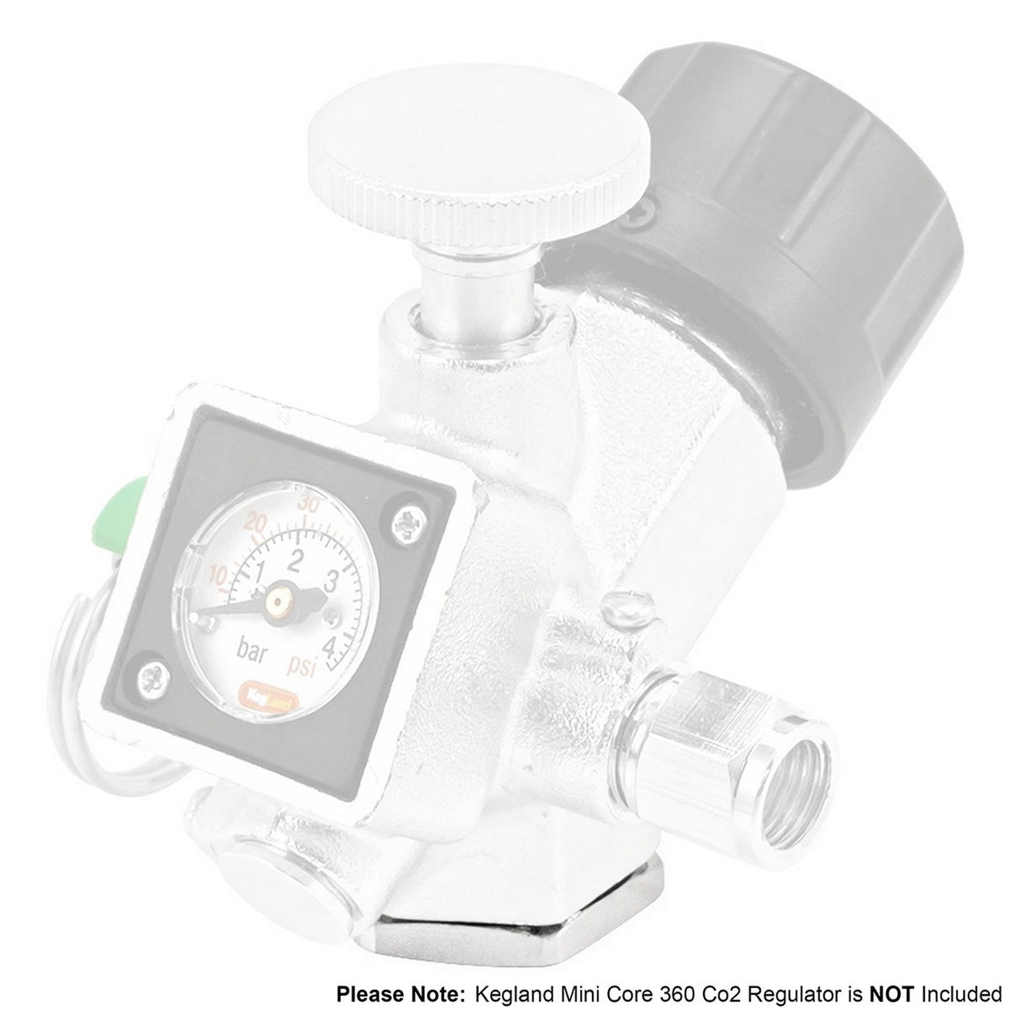 Kegland Mini Core 360 N2 Regulator Adapter - Male TR21-4 X Female M10