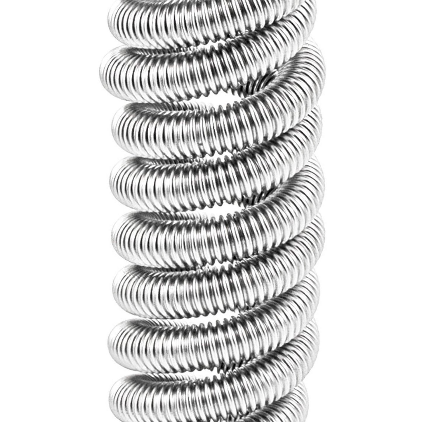 PolyPhoenix Stainless Steel Corrugated Condenser - 3" TC | 1/2" Male NPT