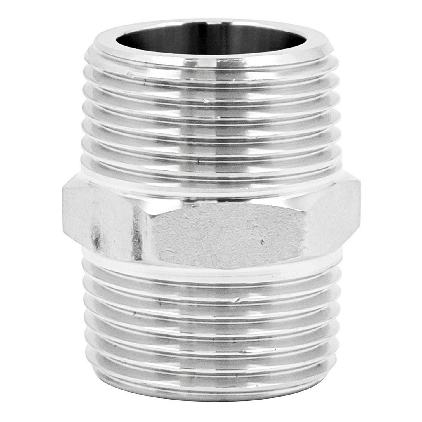 Kegland 1" Male BSP Hex Nipple - 304 Stainless Steel Pipe Fitting