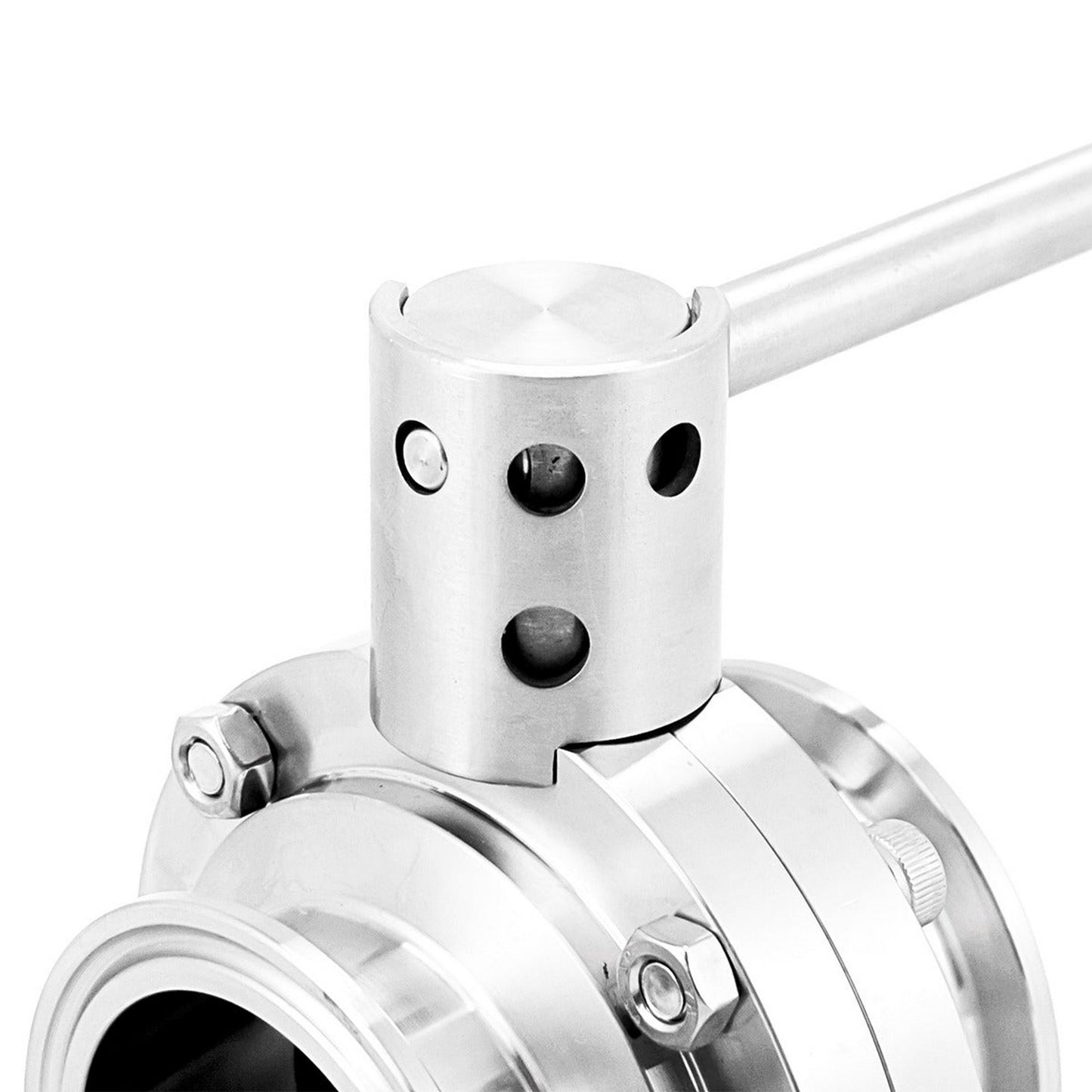 Kegland Stainless Steel Tri-Clover Butterfly Valve (Pull Trigger) - 2" TC