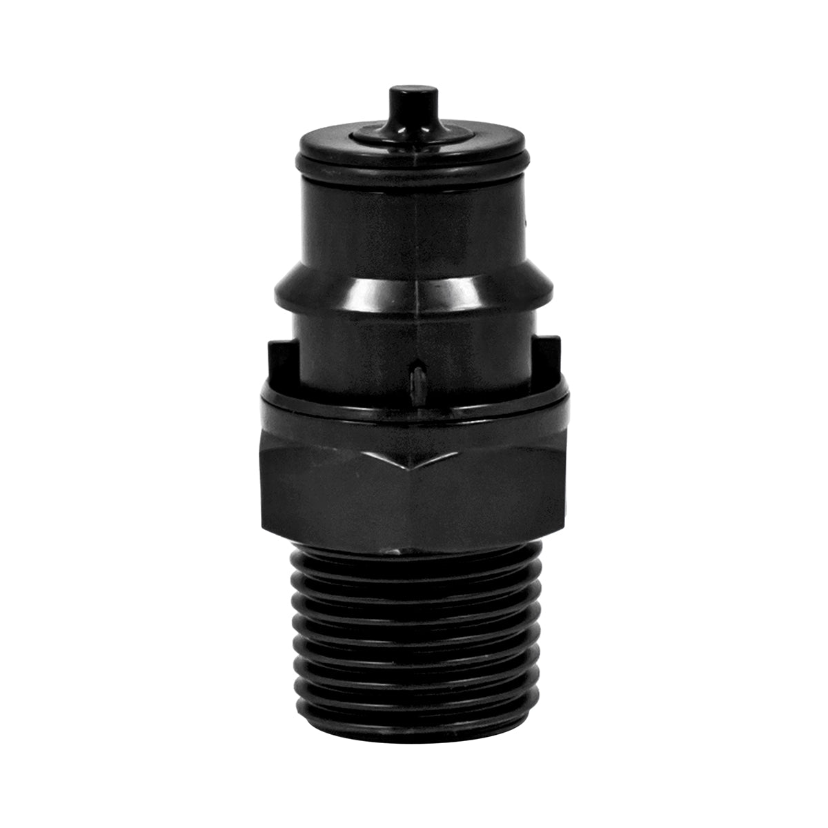 Kegland JoinTech Plastic In-Line Disconnect Coupler - Male QD X 1/2" Male BSP