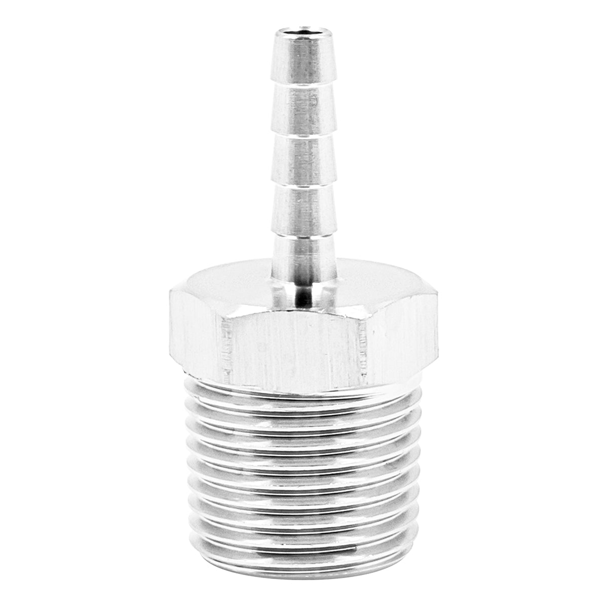 Stainless Steel Fitting - 3/8" Male NPT X 3/16" OD Barb