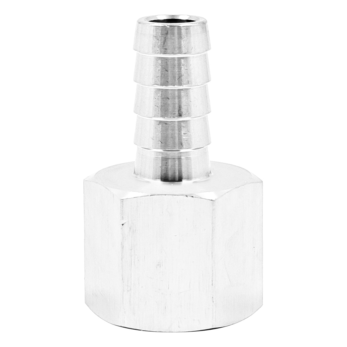 Stainless Steel Fitting - 1/2" Female NPT X 7/16" OD Barb
