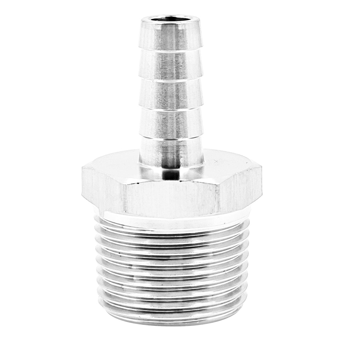 Stainless Steel Fitting - 3/4" Male NPT X 7/16" OD Barb
