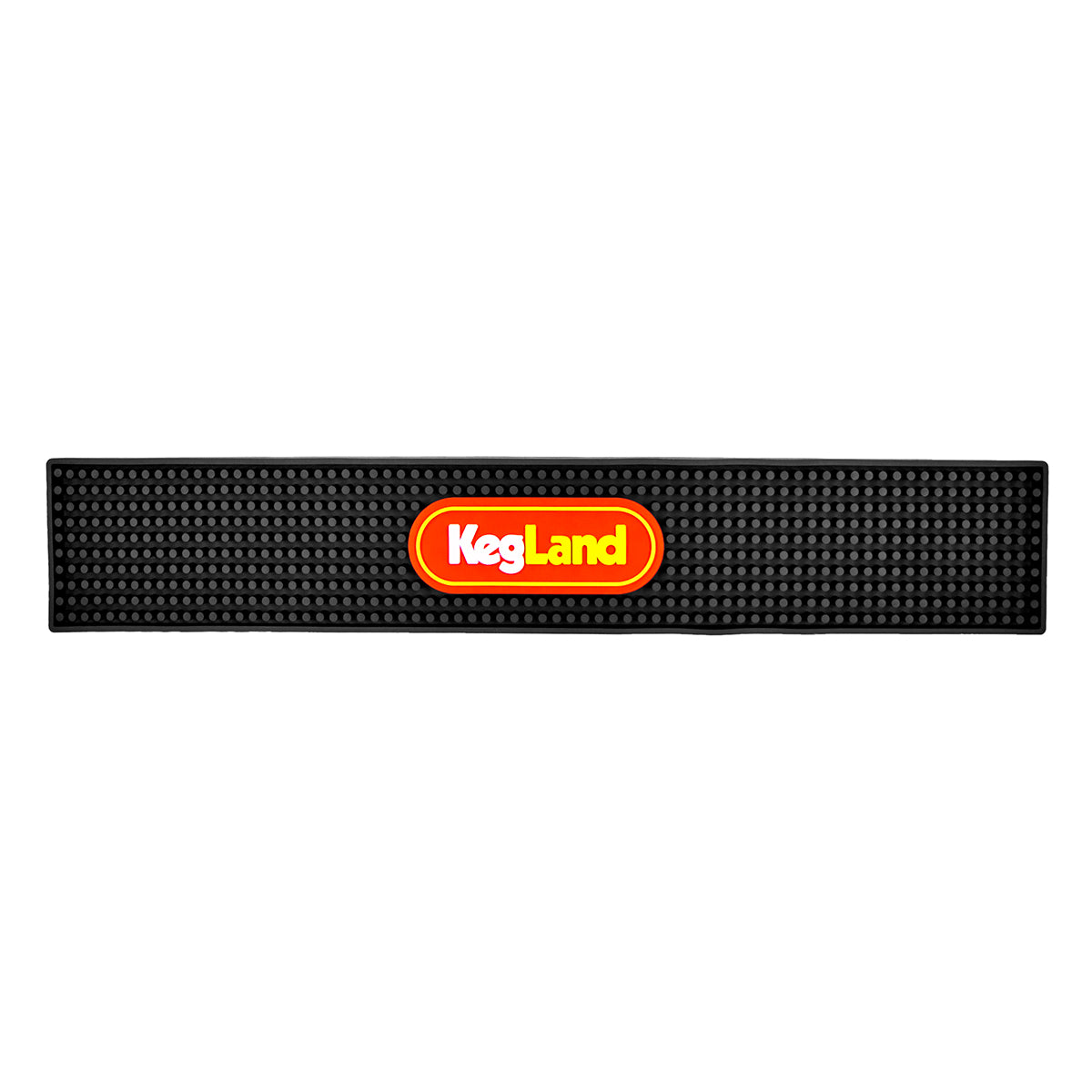 Kegland Black Rubber Bar Mat - 23" X 4"