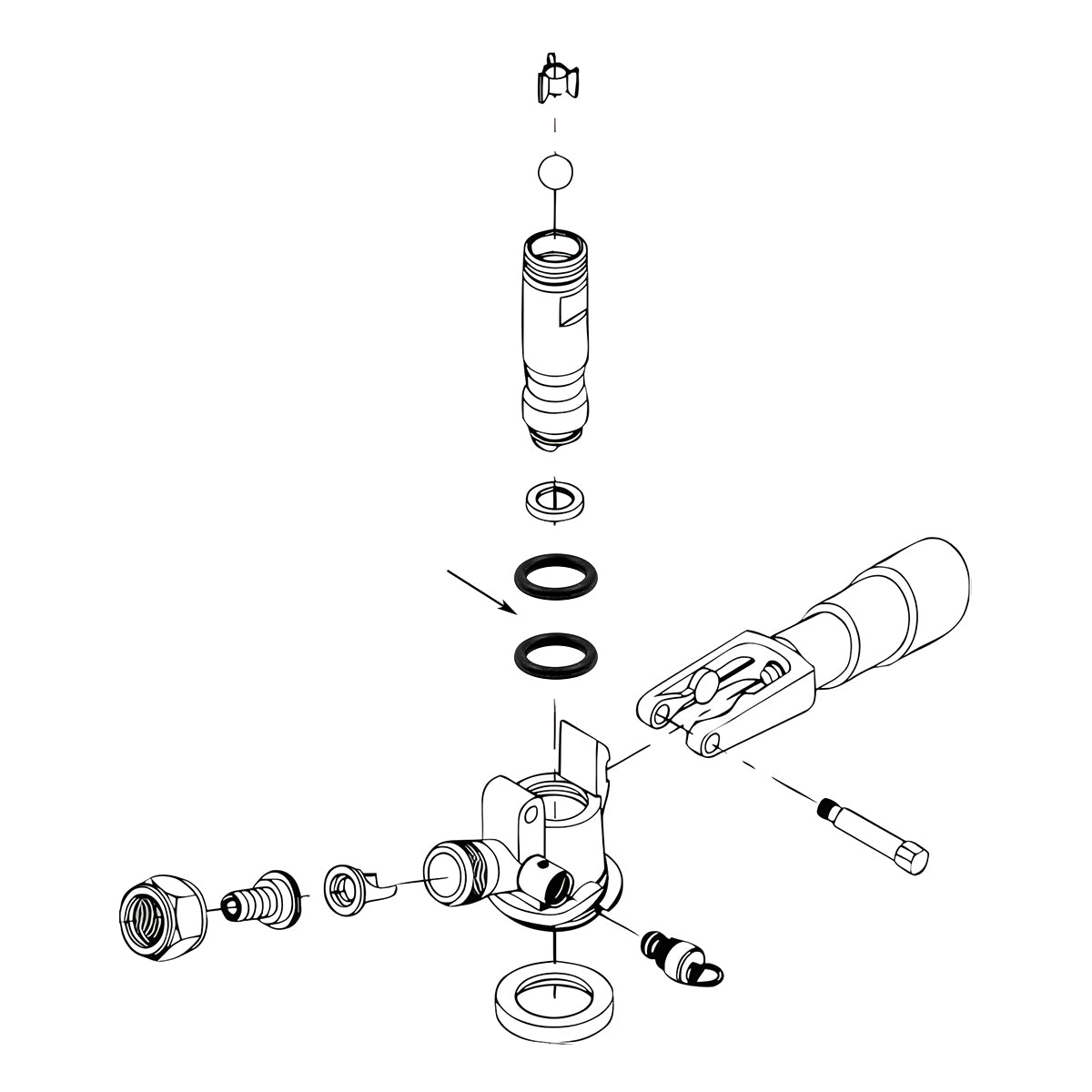 Sanke "D" & "S" Style Keg Coupler Probe Buna-N O-Ring