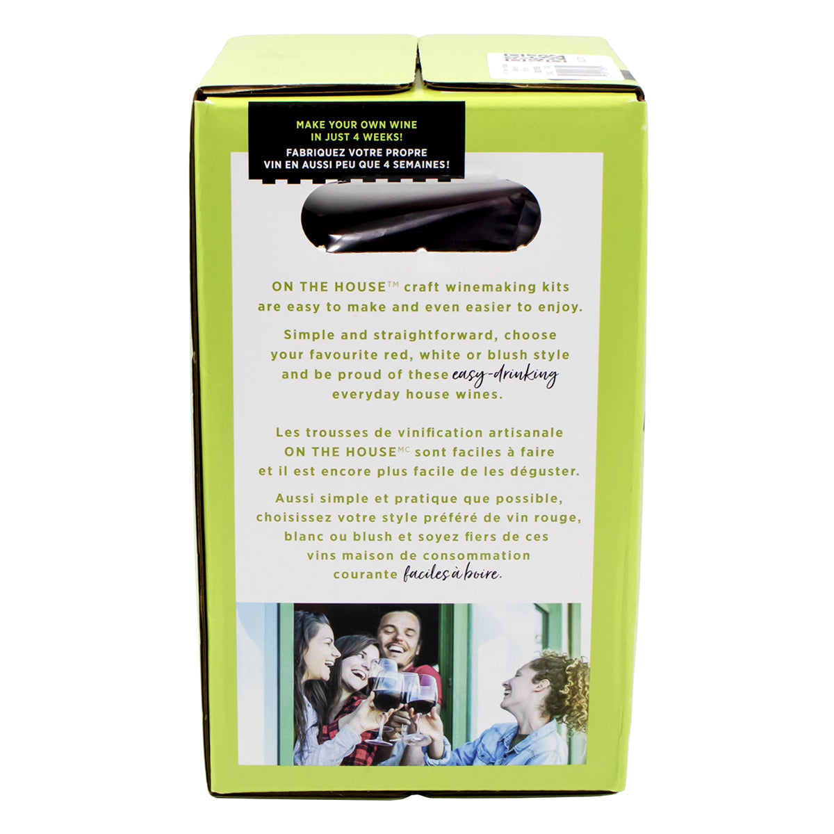 On The House California Red Wine Kit - 4 Week Wine Making Kit (6 L / 1.59 Gal)