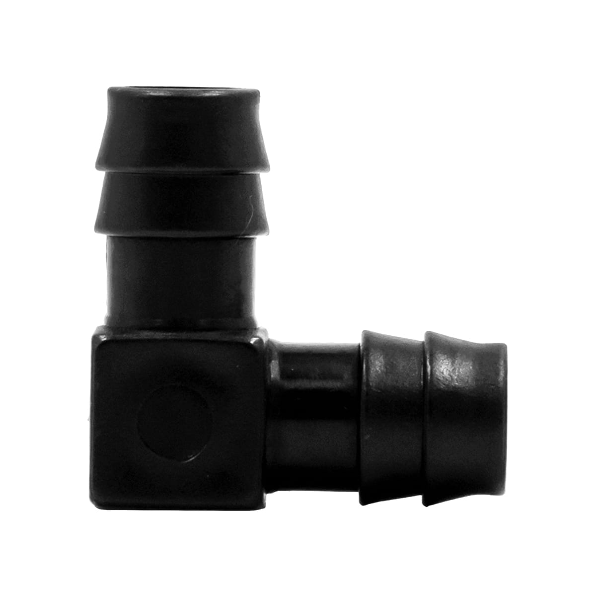 Polypropylene Barbed Hose Splicer 90° Elbow - 1/2" (13mm)