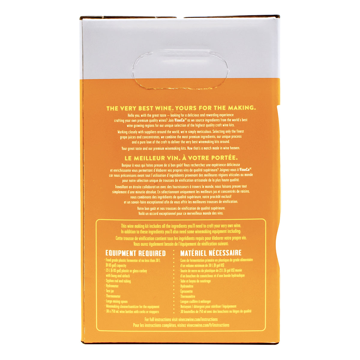 Estate Series Wine Kit - Merlot (California) - Canuck Homebrew Supply, Canada