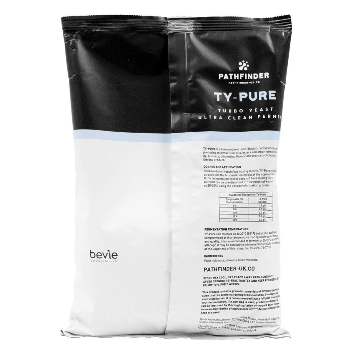 Pathfinder TY-Pure Seltzer Turbo Yeast (1 kg/2.2 lb)